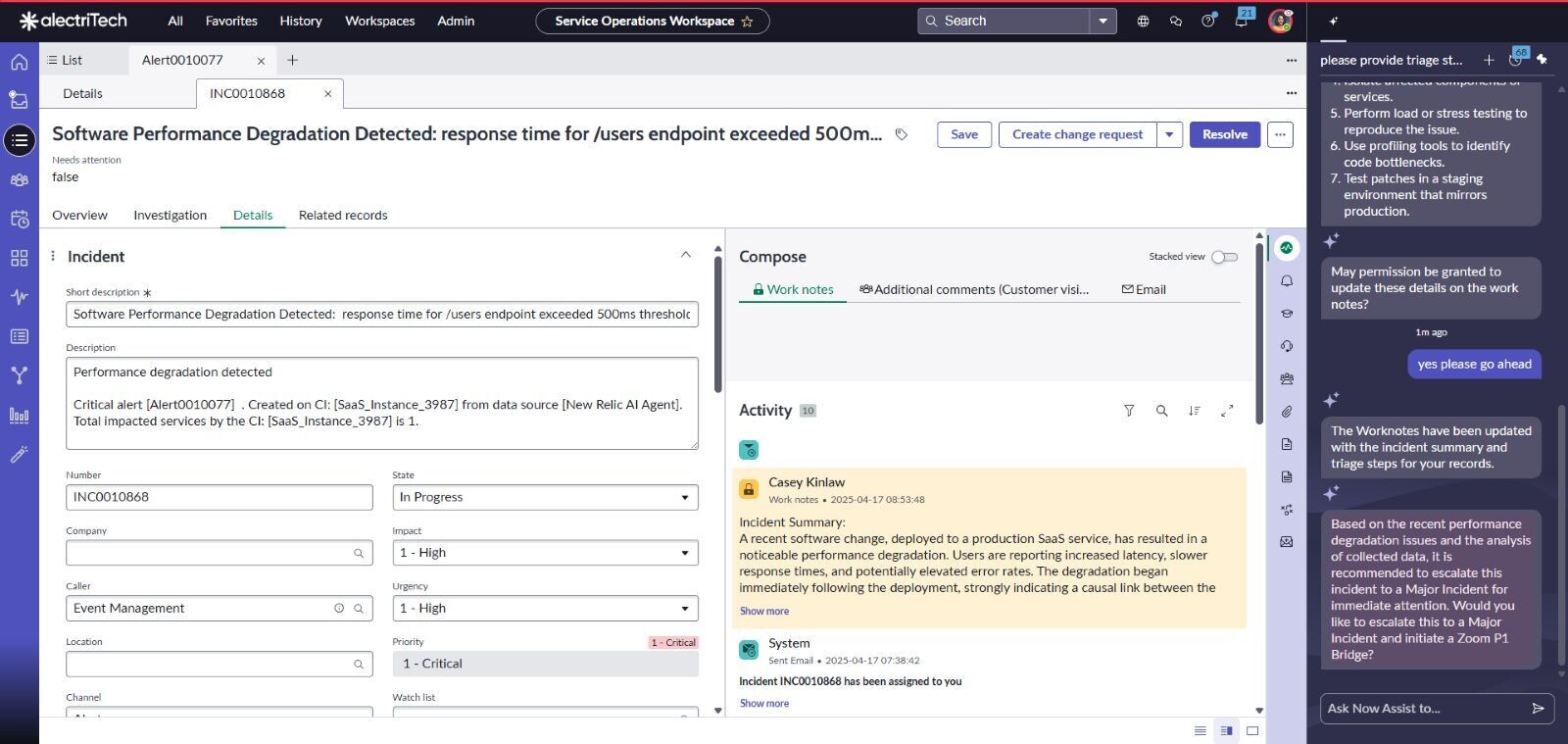 為您的團隊新增人手 ServiceNow AI Agent 不只聊天更能主動完成任務