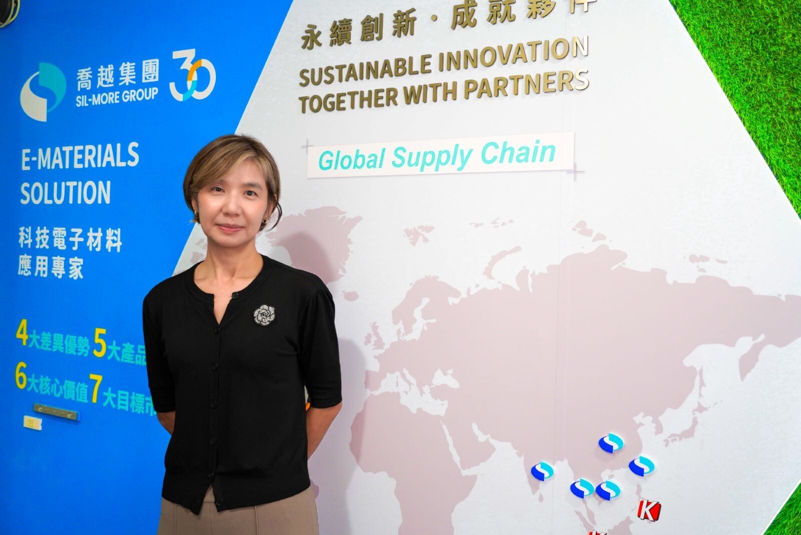 喬越實業股份有限公司 賴淑君 副總經理