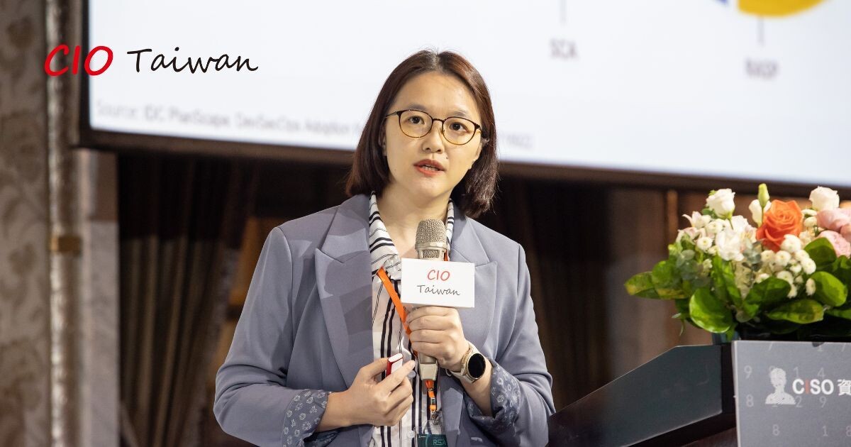 叡揚資訊資安直屬事業處副處長郭俐佳